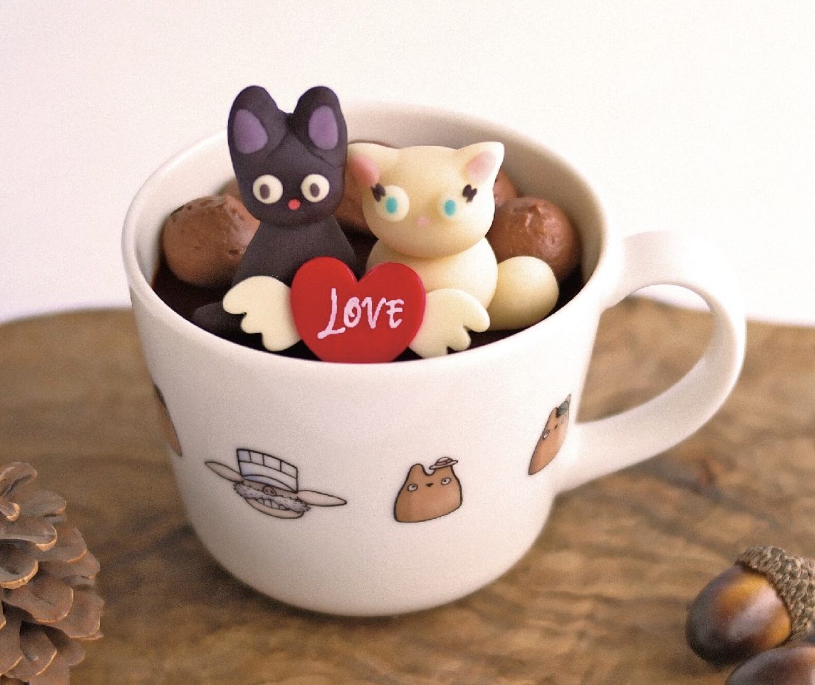 ジジとリリーのチョコプリン（バレンタイン）